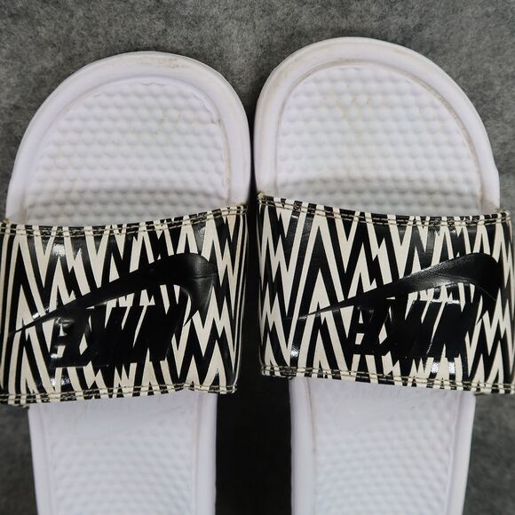 Nike Shoes Womens 10 Sandals Slides Benassi Sport Recovery Comfort Casual Print - Picture 7 of 11